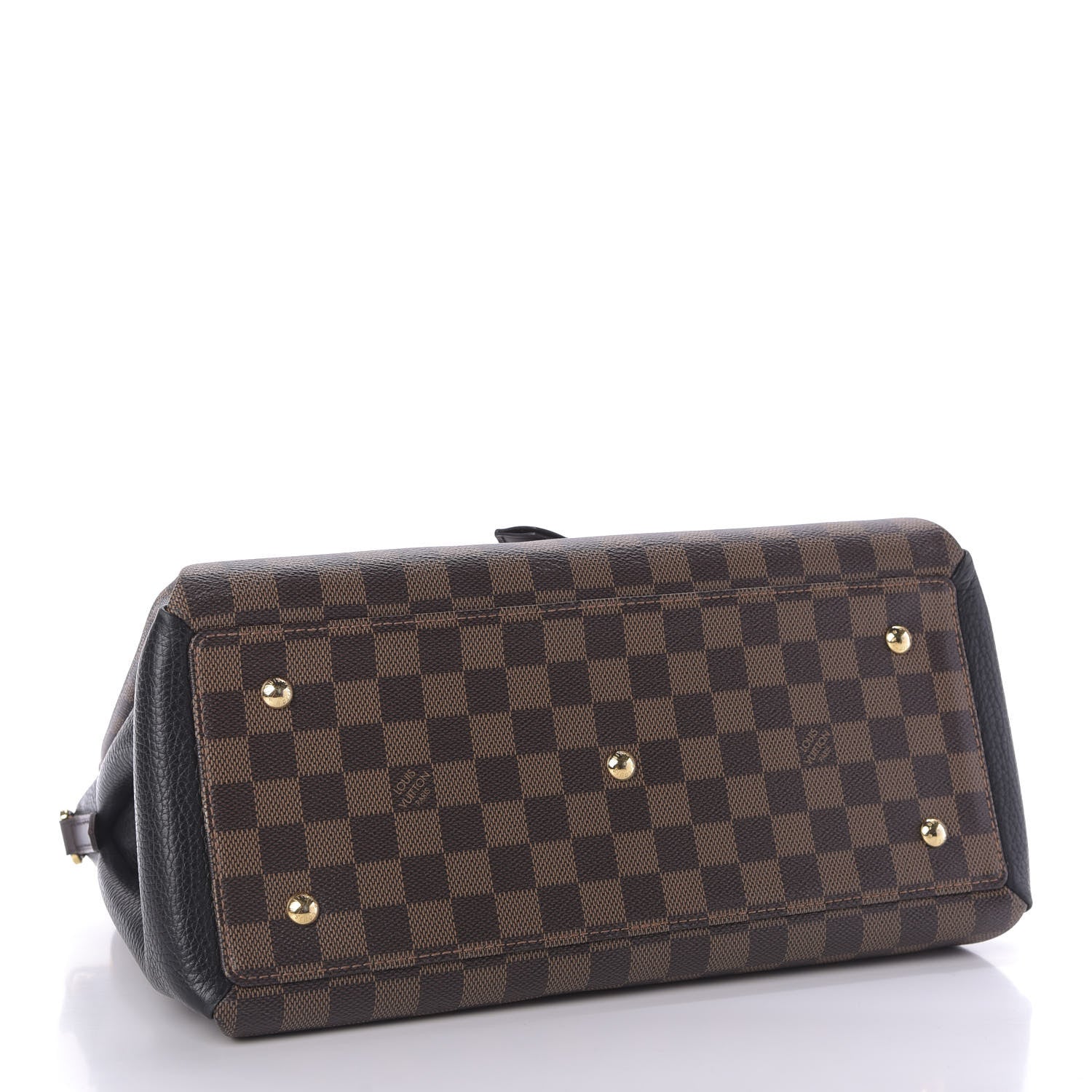 Louis Vuitton Cuir Taurillon Damier Ebene Normandy Black 5 of 10