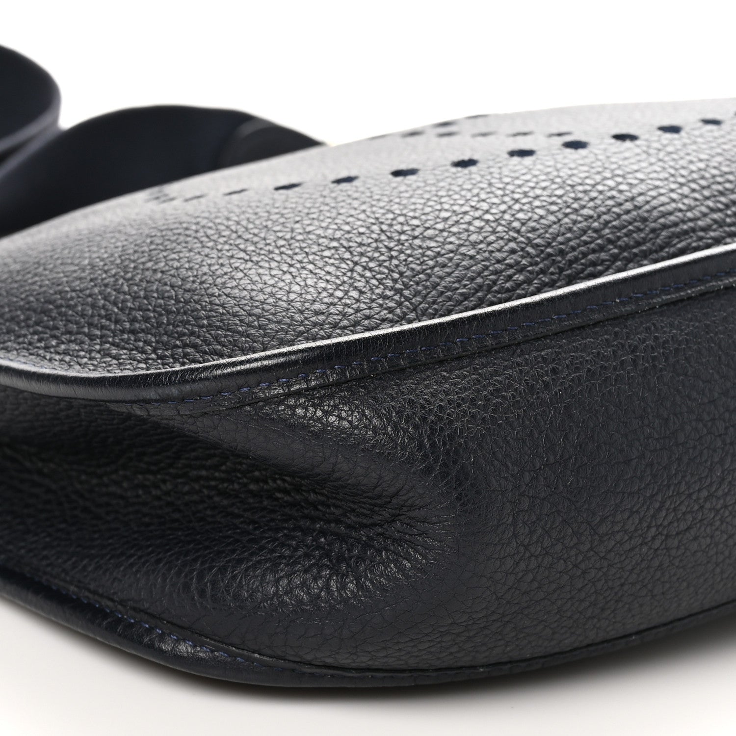 Hermes Taurillon Clemence Evelyne GM Bleu Indigo 9 of 10