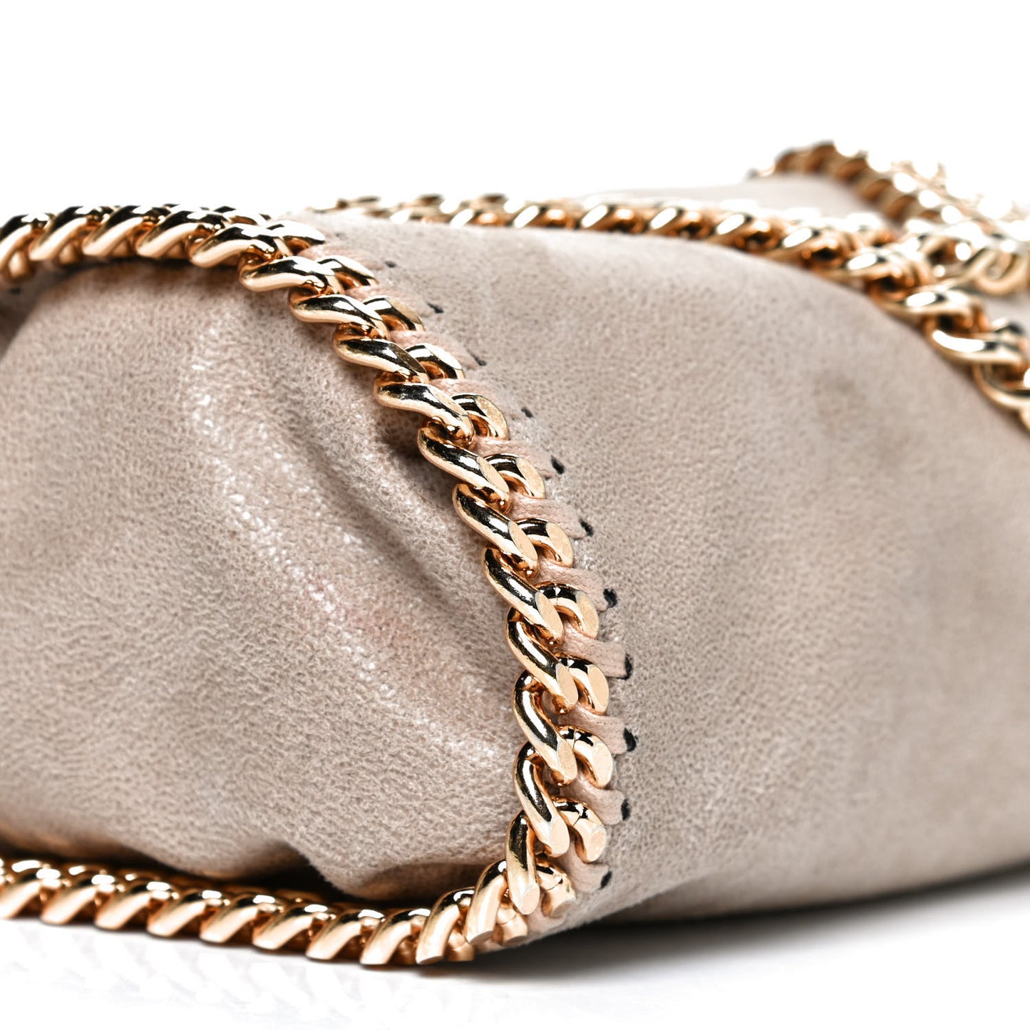 Mini Falabella Fold Over Tote Clotted Cream