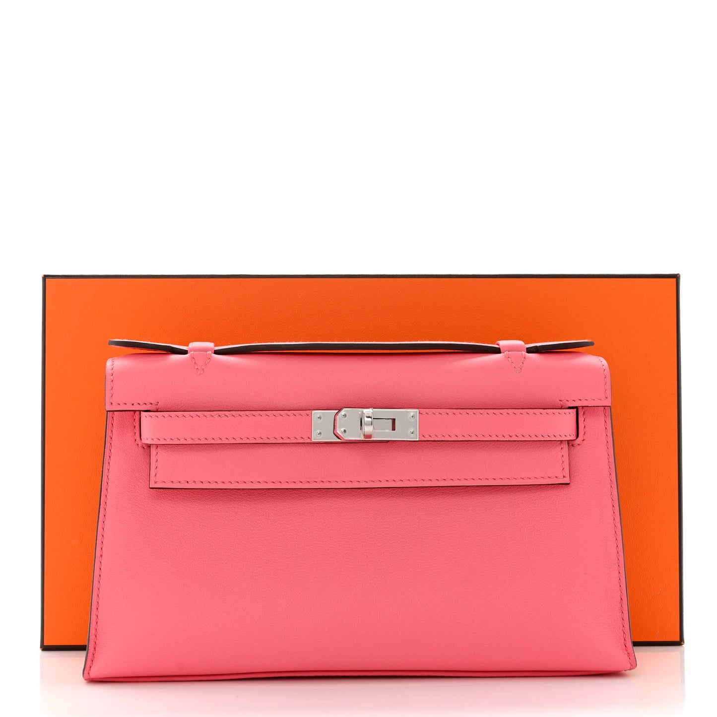 Swift Kelly Pochette Clutch Rose Azalee