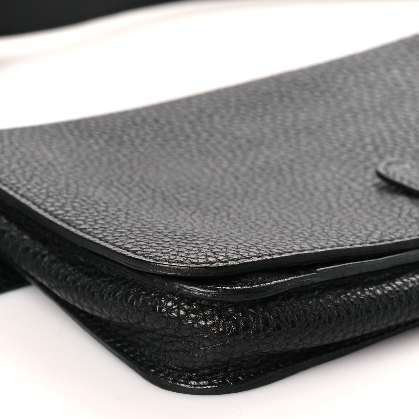 Togo Dogon Wallet Waist Pouch Black