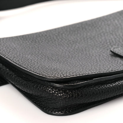 Hermes Togo Dogon Wallet Waist Pouch Black 8 of 10