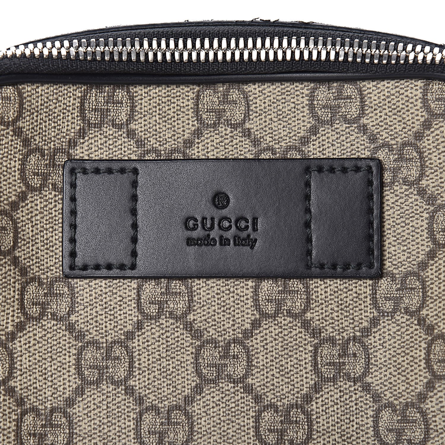 Gucci GG Supreme Monogram Web Belt Bag Black 7 of 13