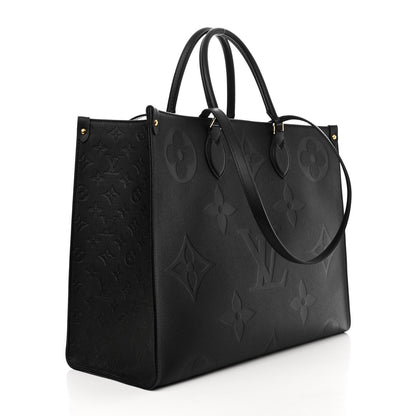 Louis Vuitton Empreinte Monogram Giant Onthego GM Black 3 of 10