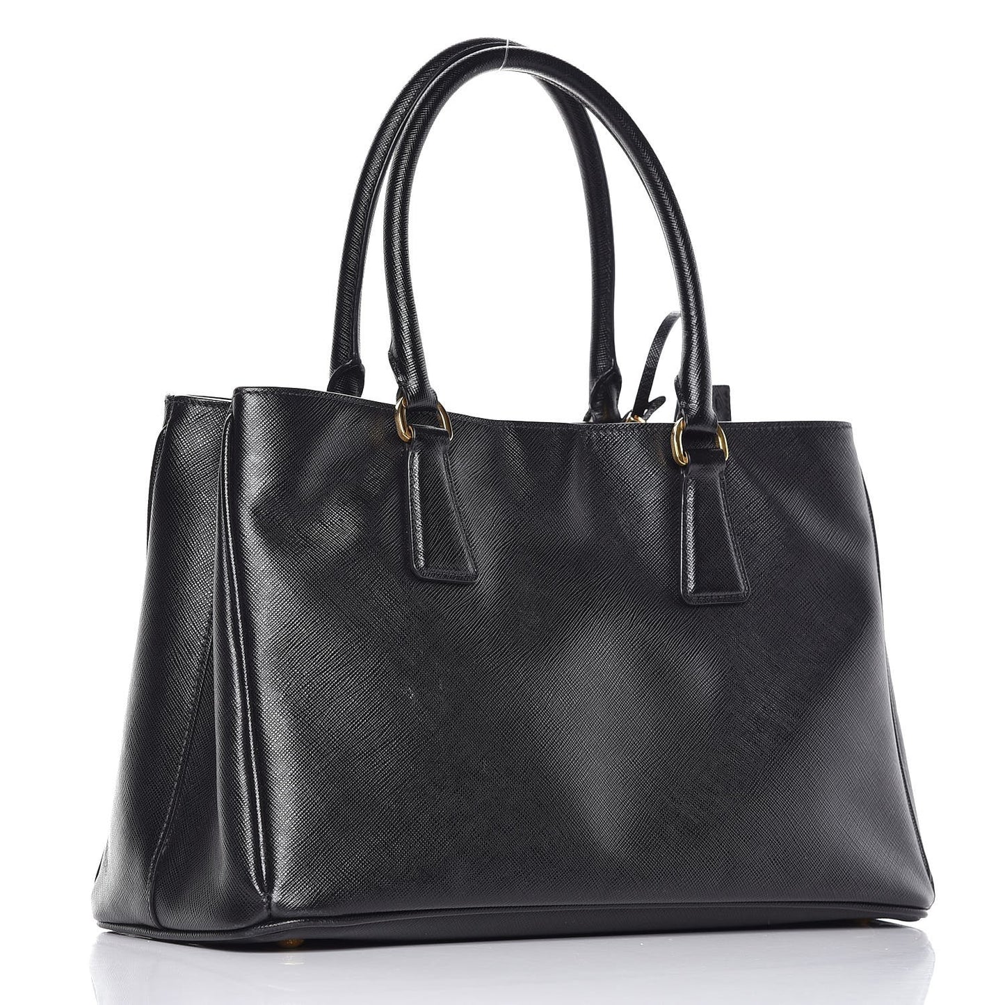 Saffiano Lux Medium Tote Nero Black