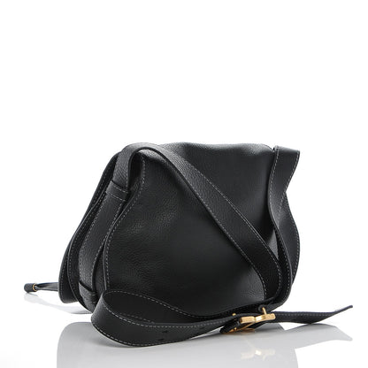 Chloe Calfskin Medium Marcie Round Crossbody Bag Black 3 of 8