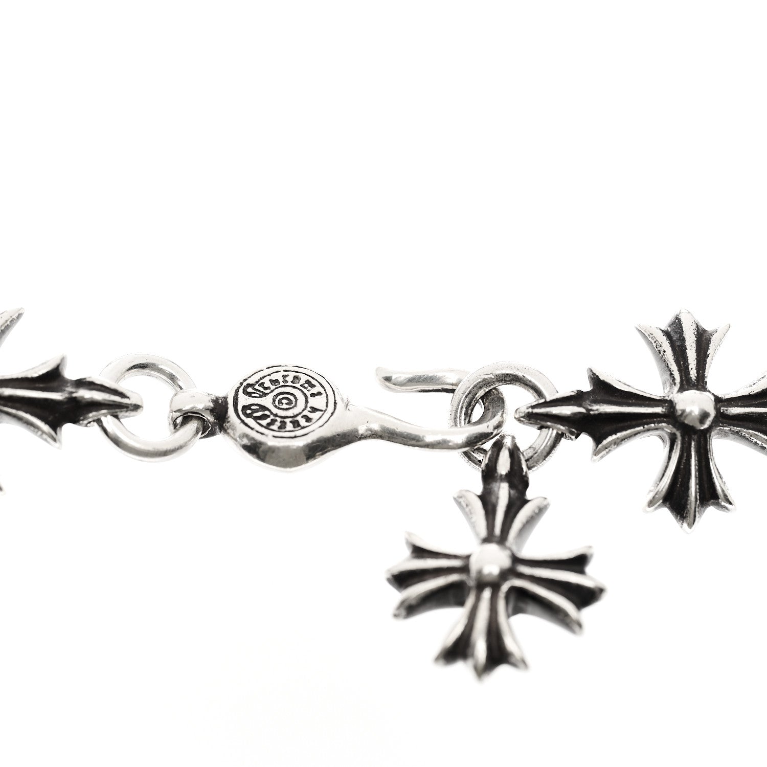 Chrome Hearts Sterling Silver Cross Bracelet 4 of 5