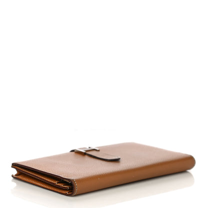 Hermes Epsom Bearn Gusset Wallet Gold 4 of 27