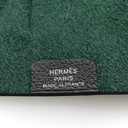 Hermes Togo Ulysse PM Notebook Cover Vert Cypress 6 of 9
