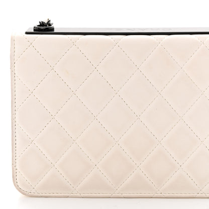 Chanel Lambskin Quilted Trendy CC Wallet On Chain WOC White 12 of 13
