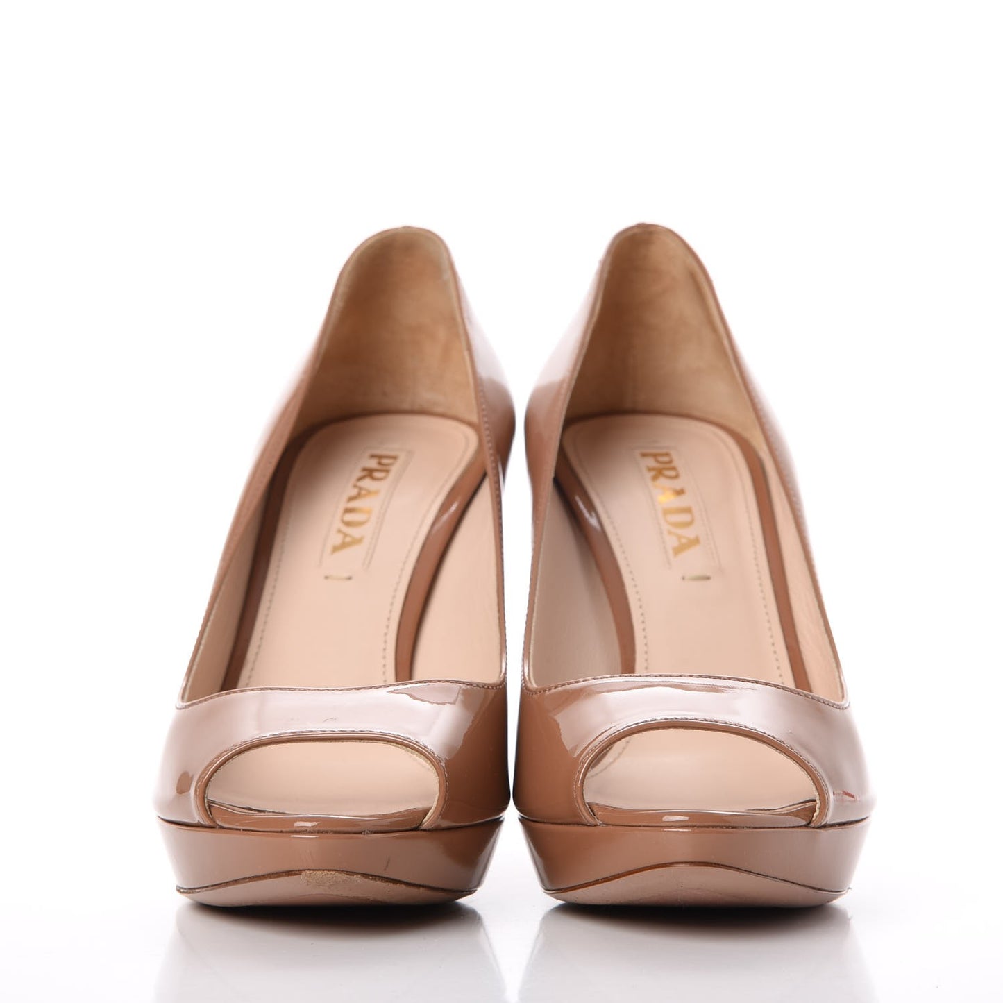 Vernice Peep Toe Pumps 36 Brown
