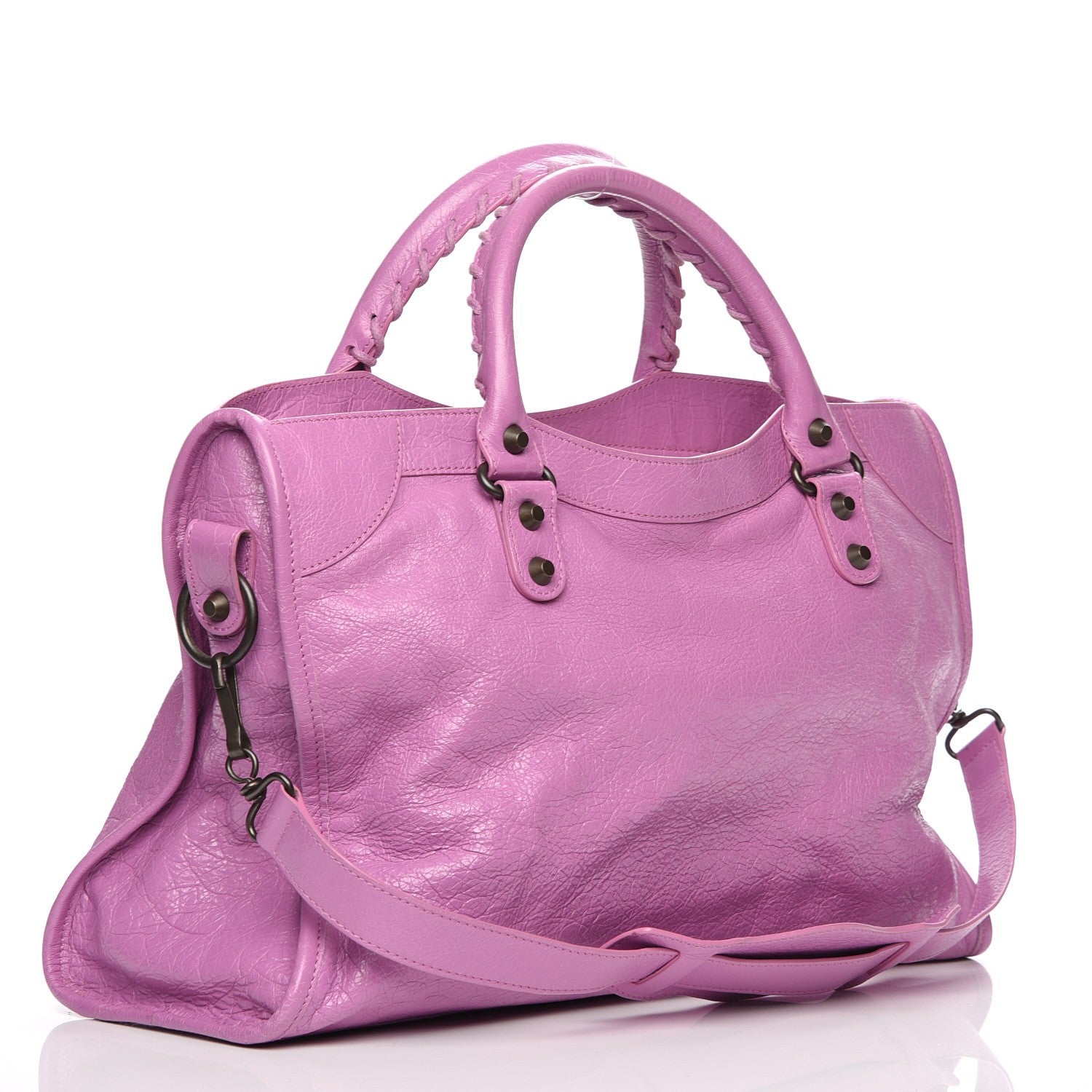 Balenciaga Agneau Classic Hardware City Rose Berlingot 4 of 9
