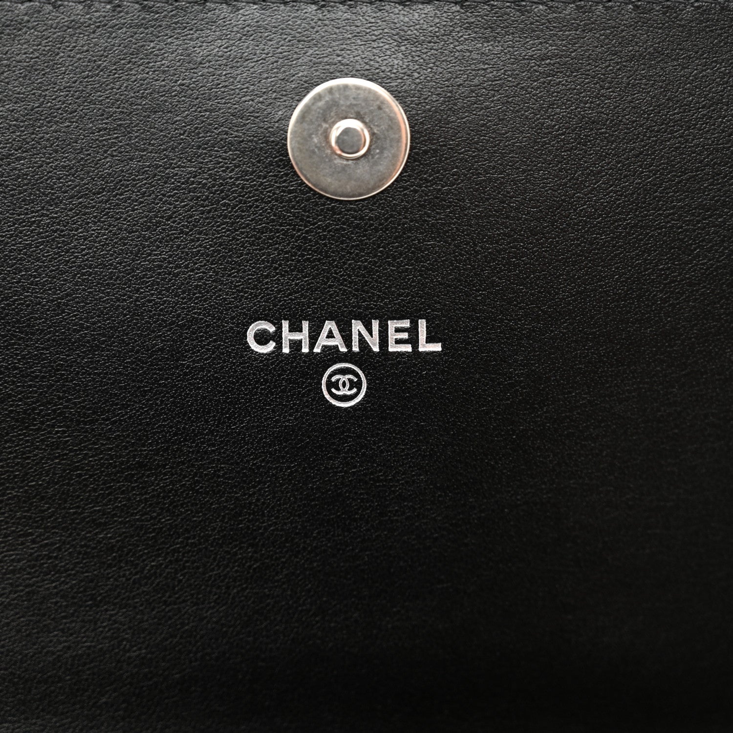 Chanel Caviar Quilted Boy Phone Holder Wallet On Chain Black 8 of 12