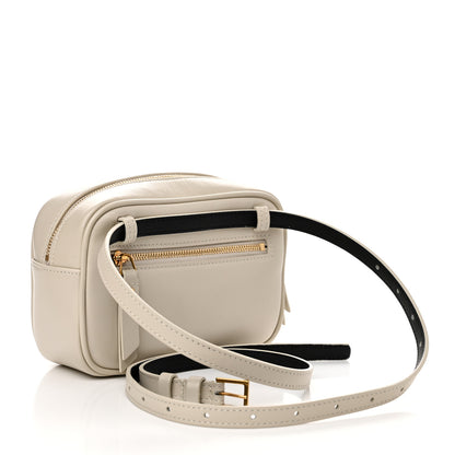 Saint Laurent Calfskin Matelasse Monogram Lou Belt Bag Ivory 3 of 11