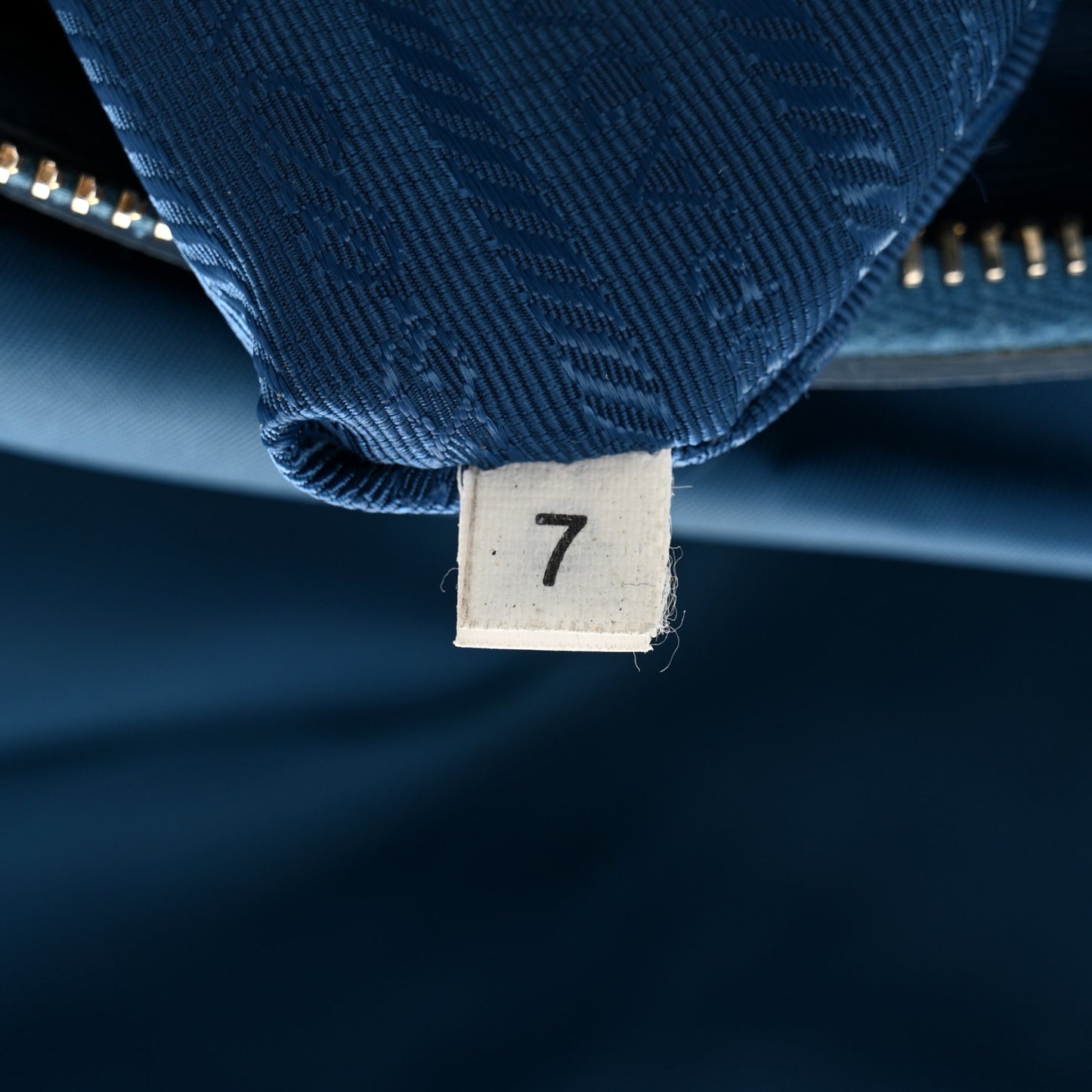 Tessuto Nylon Saffiano Tote Cobalto