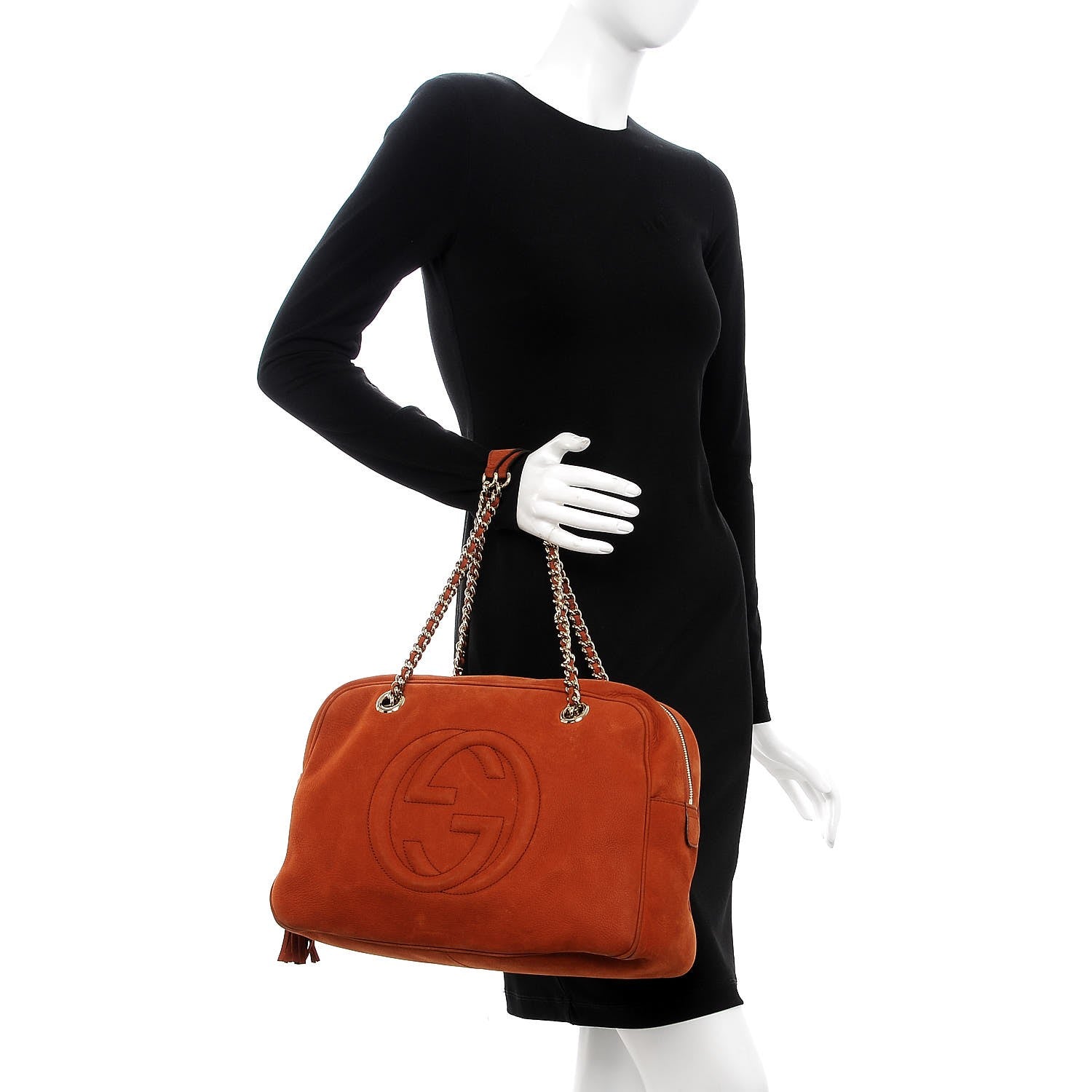 Gucci Vitello Range Medium Soho Bowler Old Whisky 2 of 10