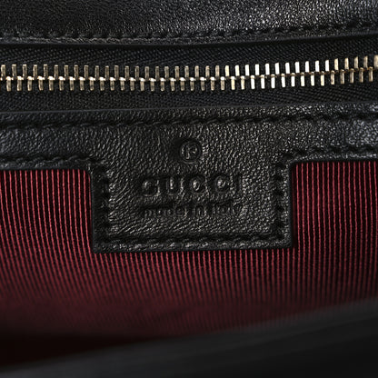 Gucci Lambskin Matelasse Large GG Marmont Shoulder Bag Black 6 of 11