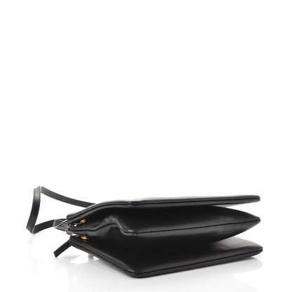 Celine Lambskin Small Trio Crossbody Bag Black 4 of 9