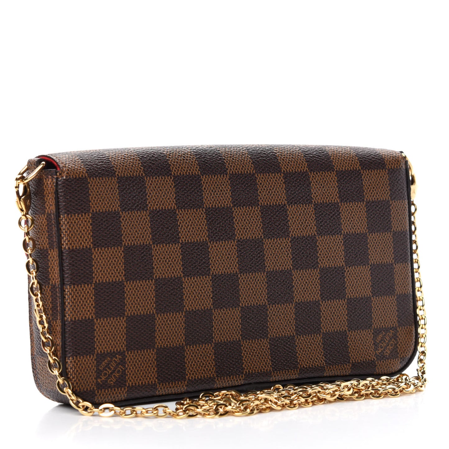 Damier Ebene Pochette Felicie Chain Wallet