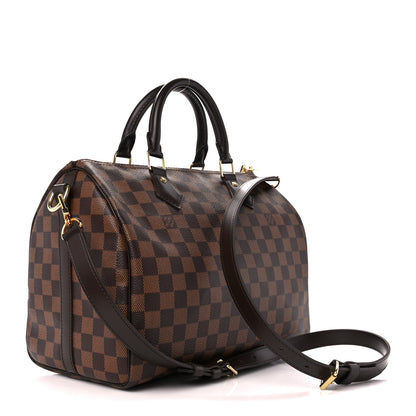 Louis Vuitton Damier Ebene Speedy Bandouliere 30 3 of 13