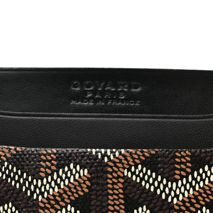 Goyard Goyardine Saint Sulpice Card Holder Black 6 of 7
