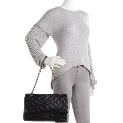 Chanel Aged Calfskin 2.55 Reissue 227 Flap Black 2 of 8