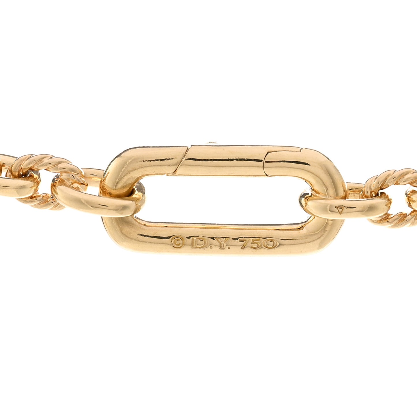 18K Yellow Gold Diamond 6.5mm Lexington Chain Toggle Necklace