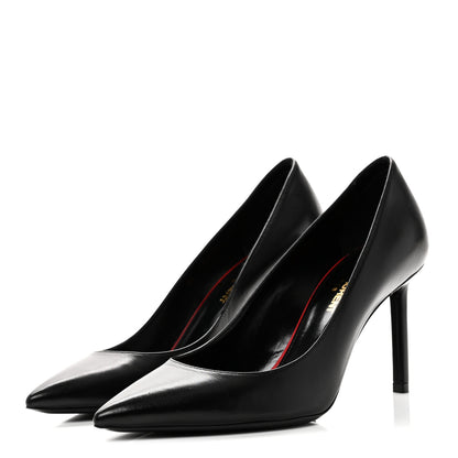 Saint Laurent Calfskin Anja 85 Pumps 36 Manto Naturale 6 of 19
