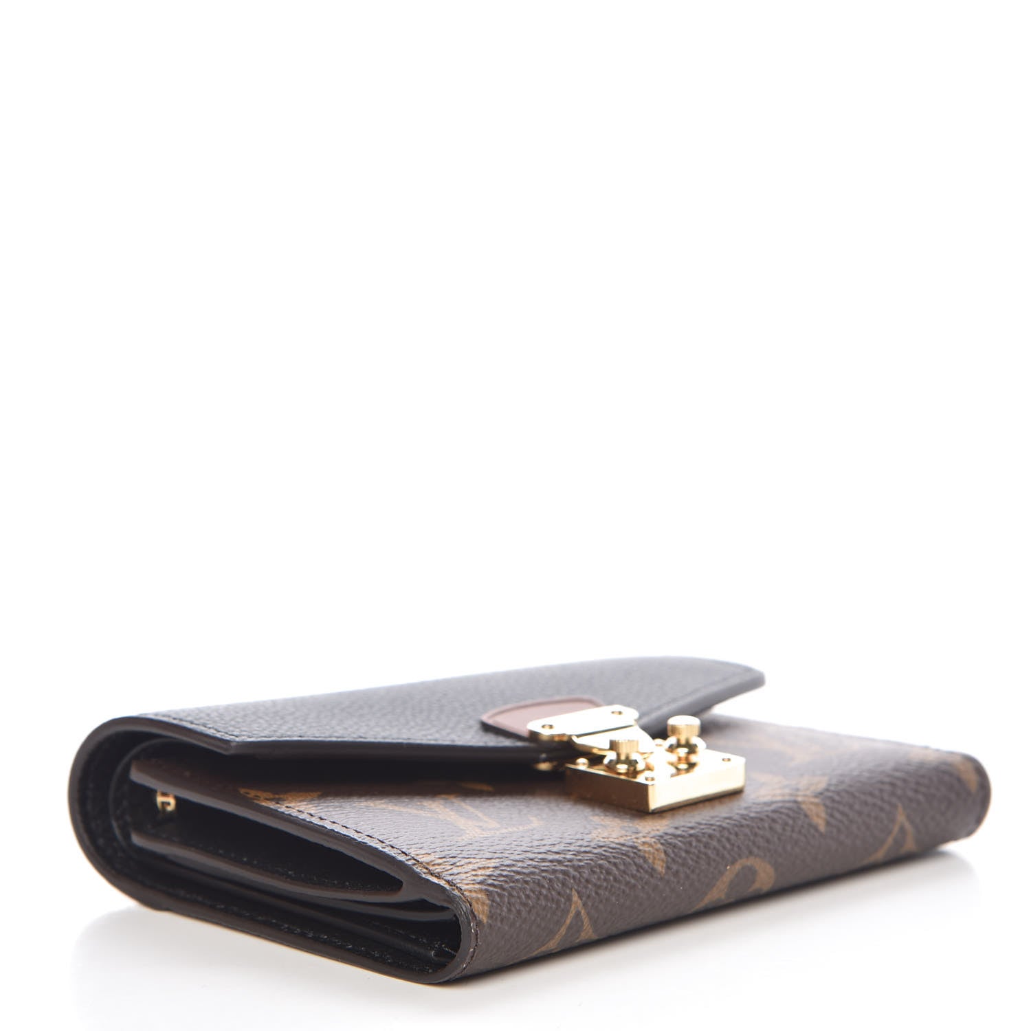 Louis Vuitton Monogram Pallas Compact Wallet NM Black 4 of 8