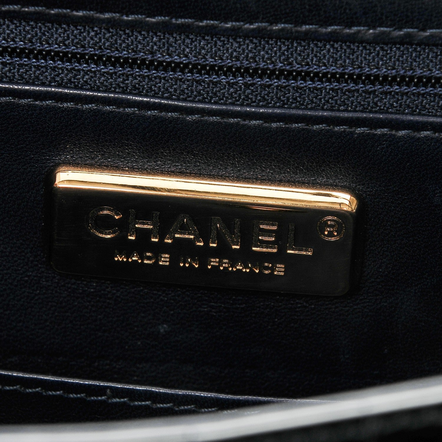 Chanel Alligator Jumbo Single Flap Navy Blue 6 of 7
