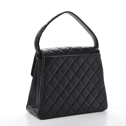 Chanel Caviar Quilted Medium Kelly Flap Black 2 of 11