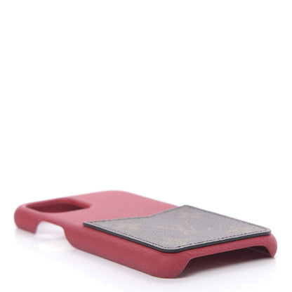 Louis Vuitton Calfskin Monogram iPhone 11 Pro Bumper Scarlet 4 of 9