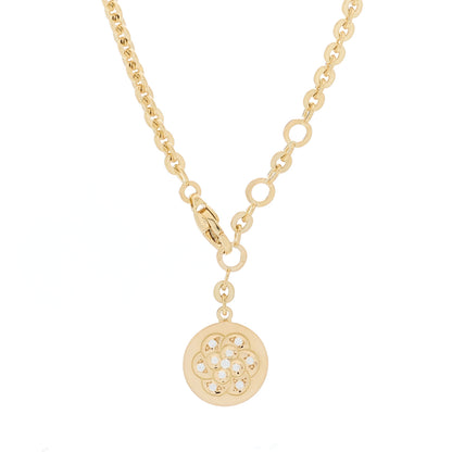 Chanel 18K Yellow Gold Diamond Comete Medallion Pendant Necklace 3 of 5