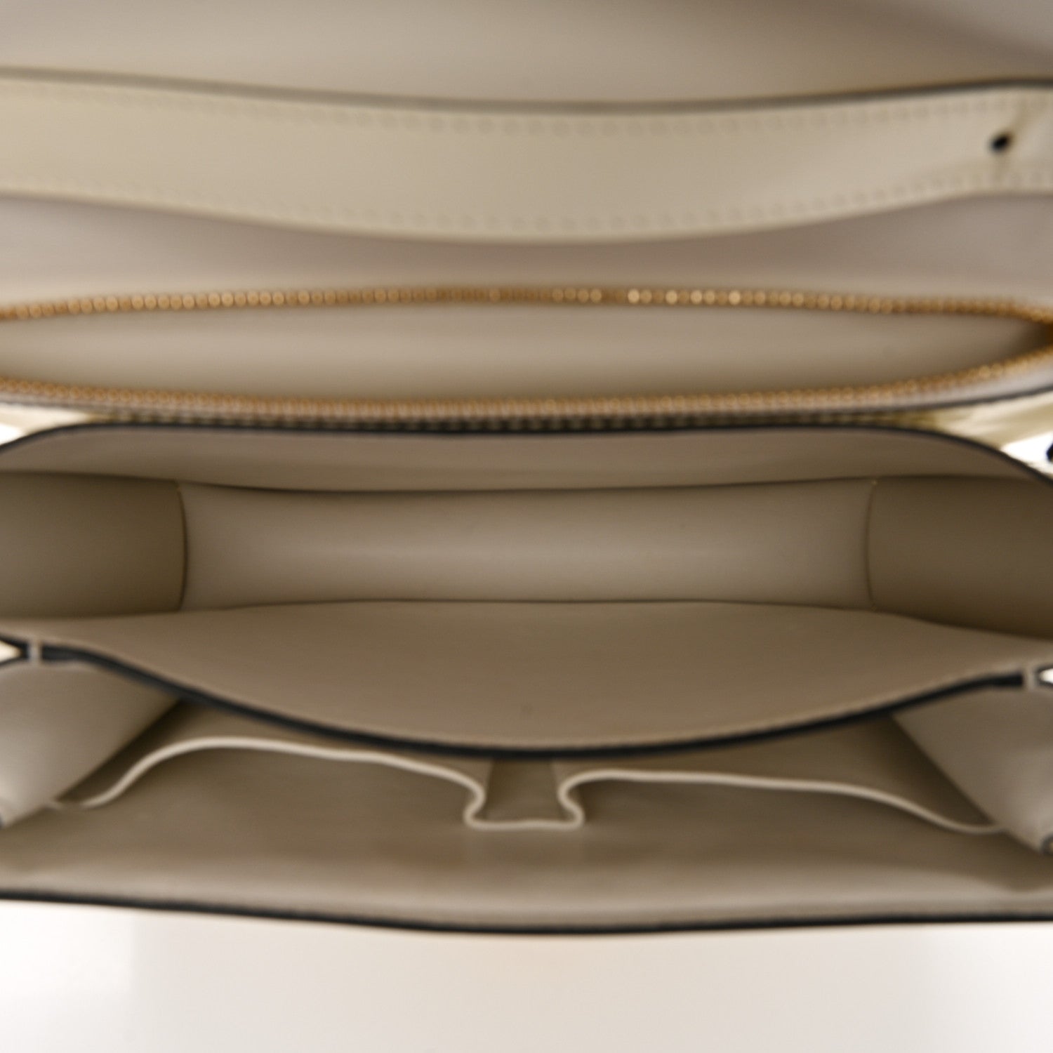 Celine Spazzolato Calfskin Medium Classic Box Flap Bag White 5 of 17