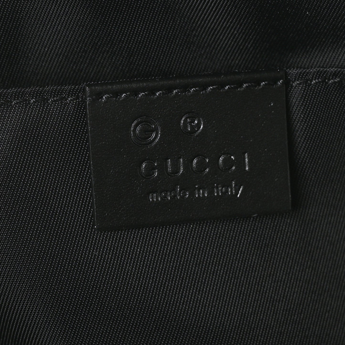 Canvas Web Slim Belt Bag Black