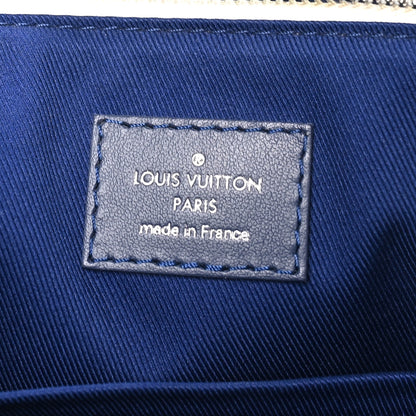 Louis Vuitton Monogram Watercolor City Keepall Blue 6 of 9