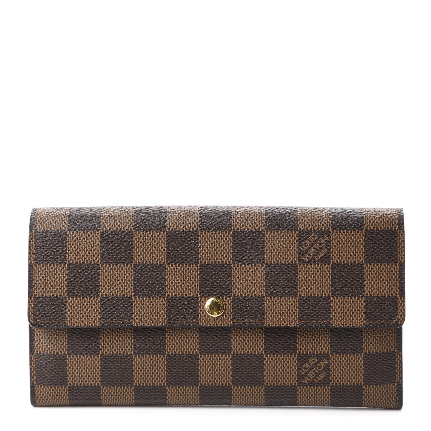 Louis Vuitton Damier Ebene Sarah Wallet 1 of 8