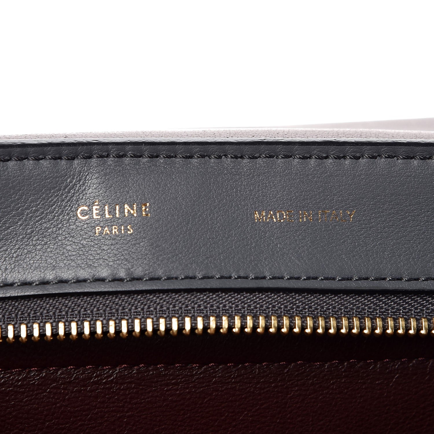Celine Smooth Calfskin Suede Medium Tri-Color Trapeze Yellow 6 of 8