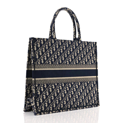 Christian Dior Oblique Book Tote Blue Multicolor 3 of 12