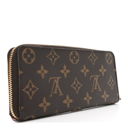 Louis Vuitton Monogram Clemence Wallet Rose Ballerine 3 of 7