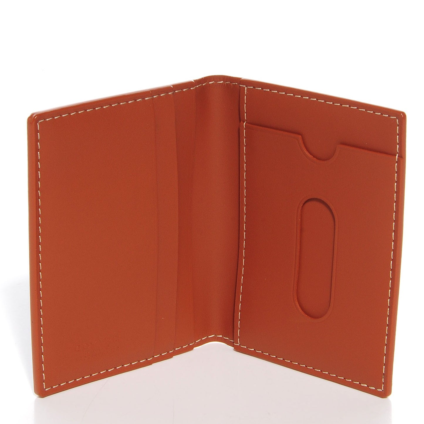 Goyardine Saint Marc Folding Card Case Black Gold