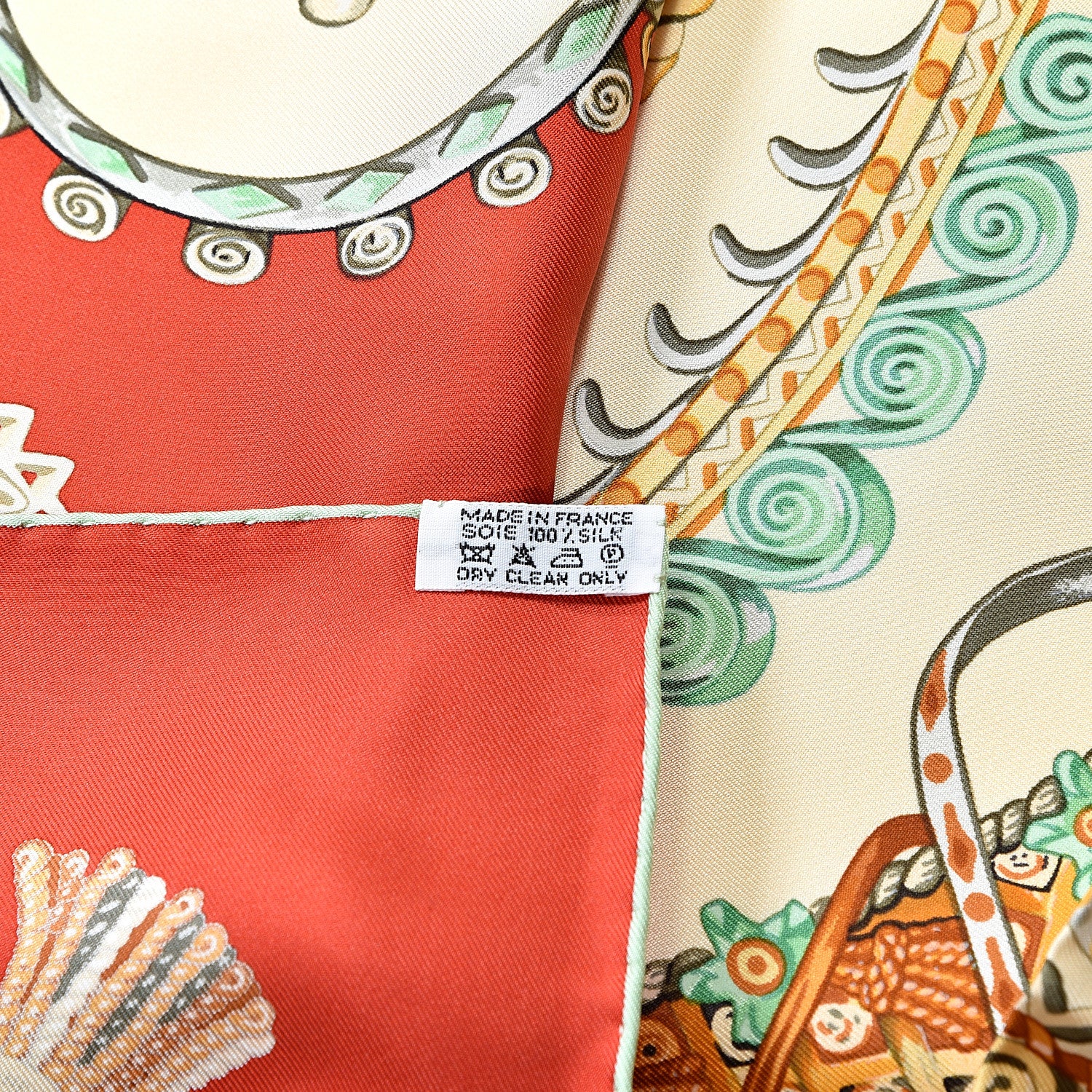 Hermes Silk Paperoles Scarf 90 4 of 4