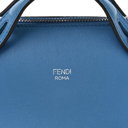 Fendi Vitello Dolce Mini By The Way Boston Bag Blue Royal 7 of 10