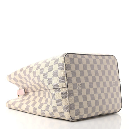 Louis Vuitton Damier Azur Neonoe MM Eau De Rose 4 of 10
