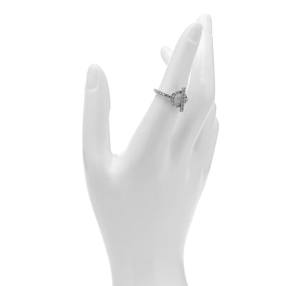 Hermes 18K White Gold Diamond Finesse Ring 53 6.25 2 of 7