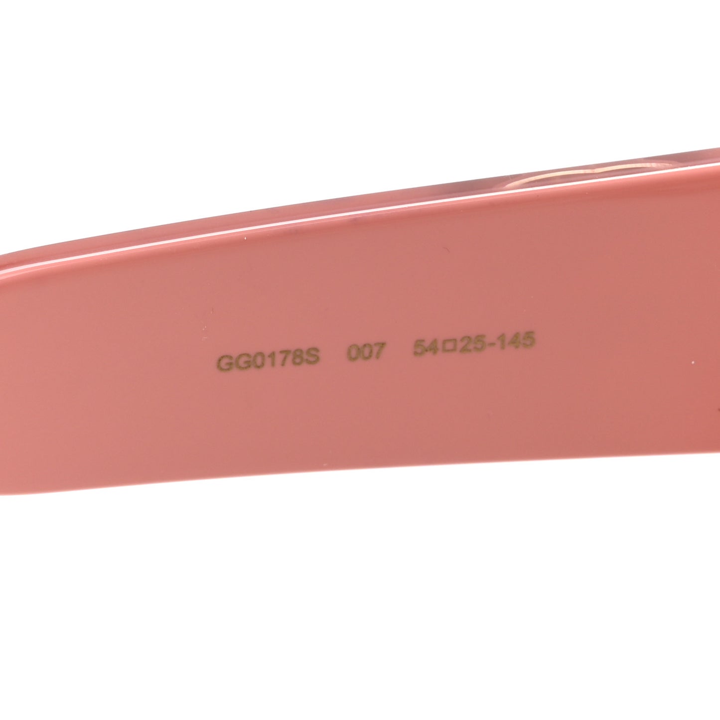 Square Frame GG0178S Sunglasses Rose Brown