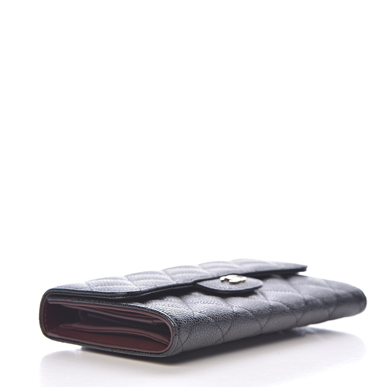 Chanel Caviar Quilted Large Flap Wallet Black 4 of 9