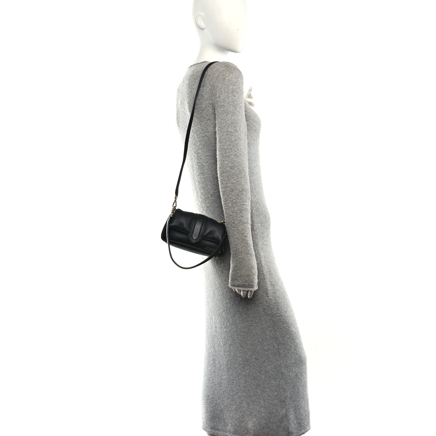 Jacquemus Padded Lambskin Le Petit Bambimou Black 2 of 9