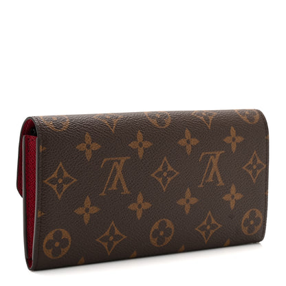 Louis Vuitton Monogram Emilie Wallet Fuchsia 3 of 9