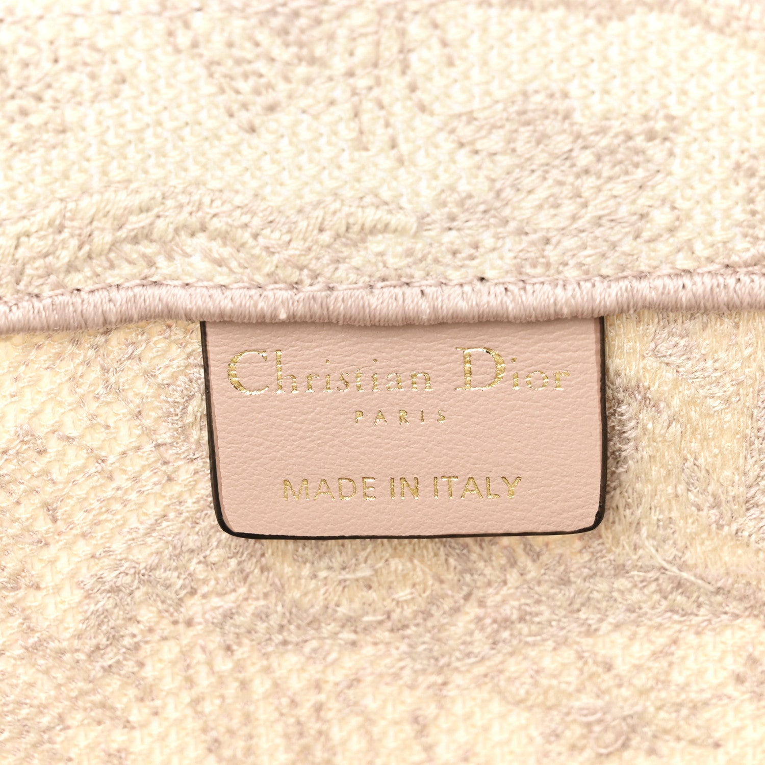 Christian Dior Canvas Toile De Jouy Embroidered Medium Book Tote Pink 6 of 10
